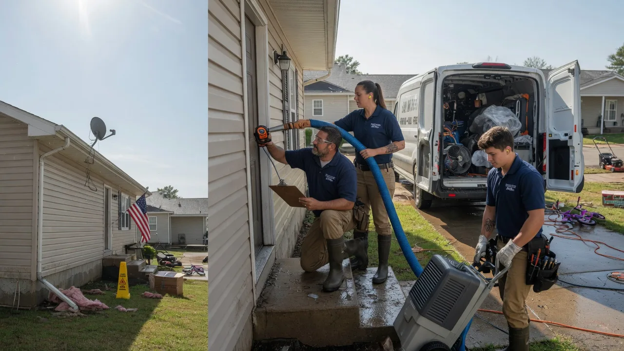 Ceiling Water Damage Restoration in Clinton, IL near me